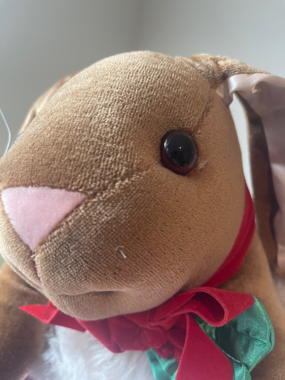 Vintage Christmas Velveteen Rabbit - Picture 9 of 17